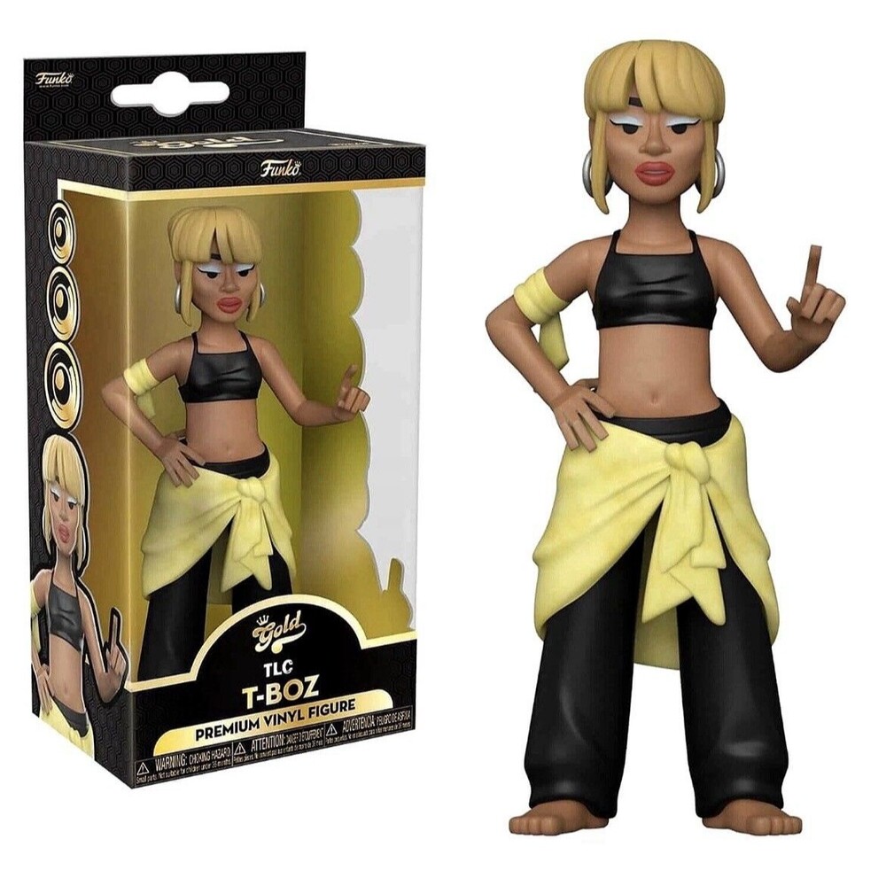 Funko TLC T-Boz 5-Inch Vinyl Gold Figure Music Stars Collectible PremiumSingers